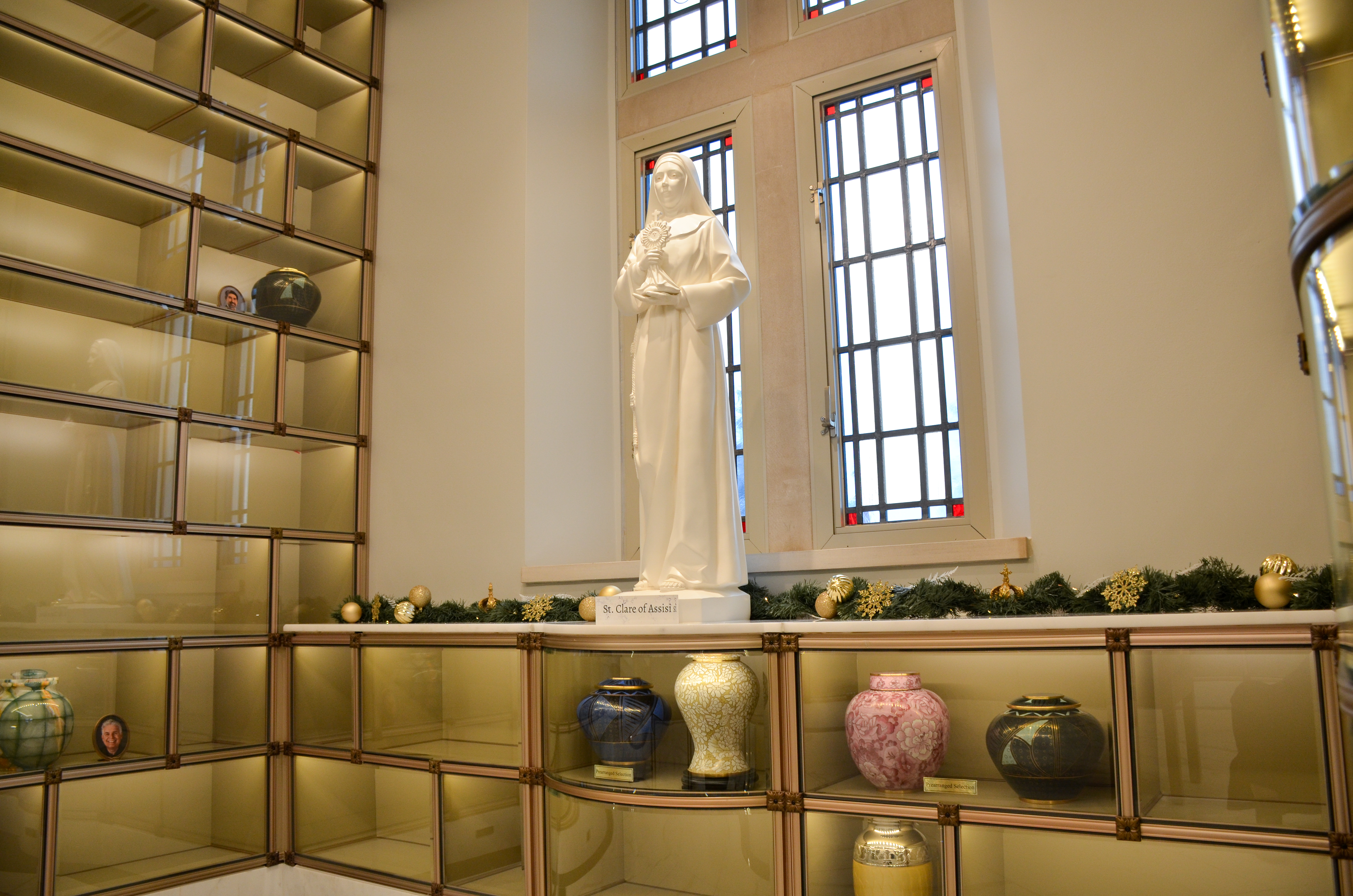 Mount Carmel: Chapel of the Saints Indoor Columbarium