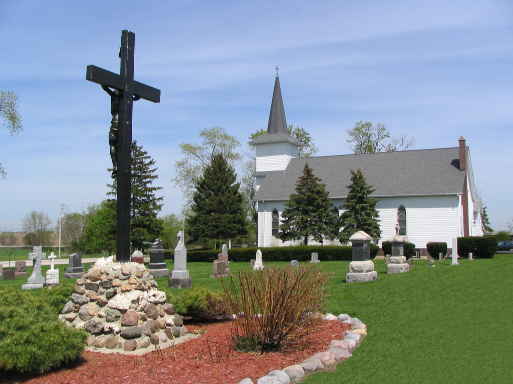 Cross and Church St Mary Fremont